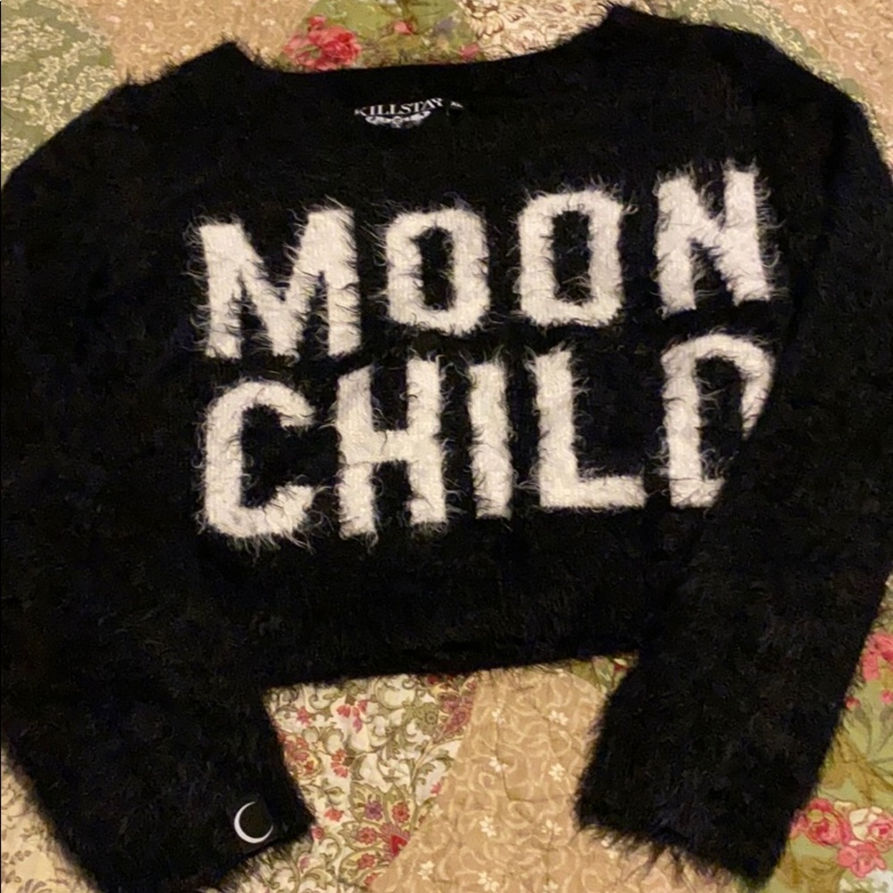Killstar Moon Child crop sweater